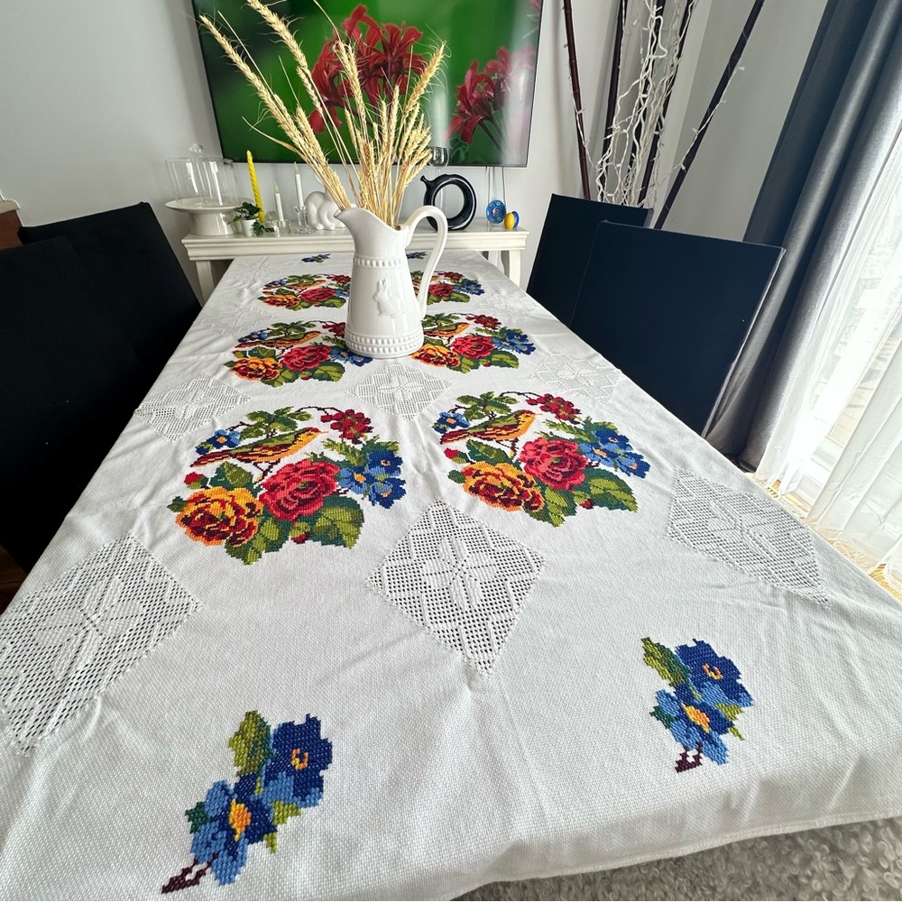 Hand made Vintage Table Cloth